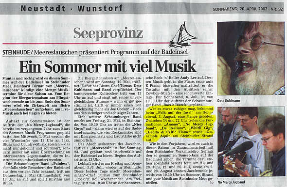 Leine-Zeitung vom 20.04.2002