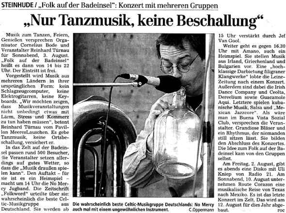 Schaumburger Nachrichten vom 18.07.2002